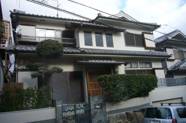 箕面市W邸　外壁シリコン塗装　塀廻り塗装